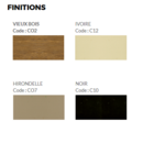 Finitions Table BUCI