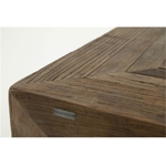 Table_basse_orme_recyclé_café_plaque_signature_flamant