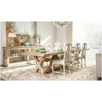 Table_à_manger_reggie_320cm_bois_blanchi_présentation_chaise_Mara_console_stanley