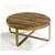 table_basse_ronde_bois_metal