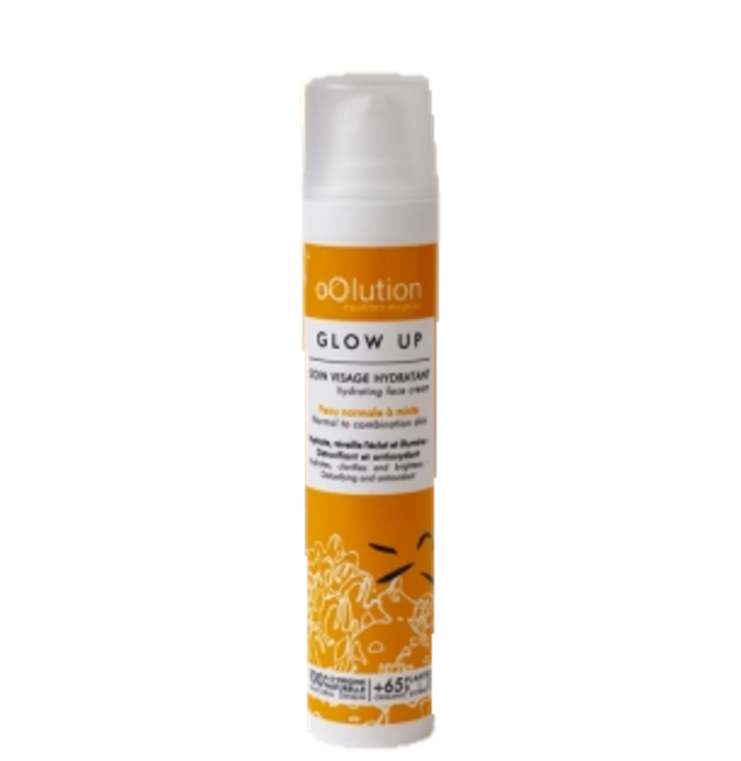 oolution - glow up - crème de jour hydratante peau normale