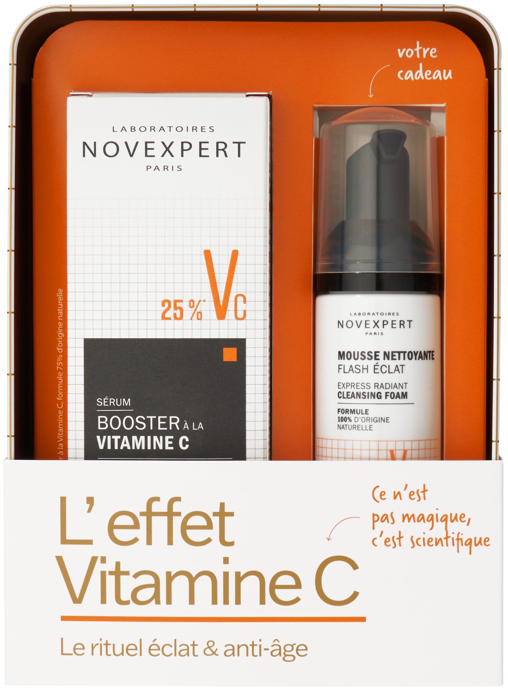 Coffret à la vitamine C - effet booster Novexpert