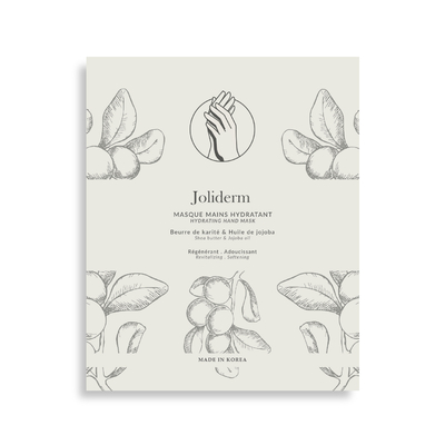 Joliderm, marque française de masque de beauté et patch en tissu.