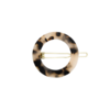 Barrette ronde Ecaille