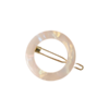 Barrette ronde Nacre