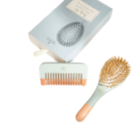 Coffret cadeau naissance cheveux bébé bleu