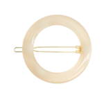 Barrette ronde Ivoire