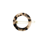 Barrette ronde Ecaille