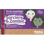 Kit de maquillage 3 couleurs - Sorcière et zombie - Namaki