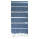 Fouta Hammam - Blanc et Océan - Karawan
