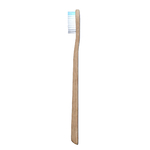 Brosse à dents en bambou, adulte médium, bleu clair - Boo