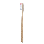 Brosse à dents en bambou, adulte médium, rouge - Boo