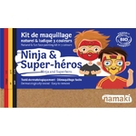 Kit de maquillage 3 couleurs - Ninja et Super-héros - Namaki