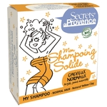 Shampoing solide cheveux normaux en boite - Secrets de Provence