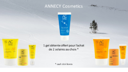 Annecy Cosmetics - 1 gel détente offert pour l'achat de 2 solaires - Sur Doux Good
