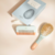 Coffret cadeau naissance cheveux bleu Bachca