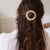 Barette ronde Ivoire Bachca