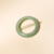 Barette ronde Vert deau Bachca