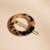 Barette ronde Ecaille Bachca