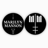 feutrine-marilyn-manson-logo-cross-slipmat-platine-vinyle