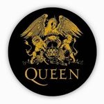 Feutrine - Slipmat Queen logo (Feutrine platine vinyle)