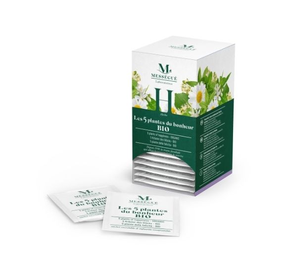 Sachets Les 5 plantes du bonheur Bio