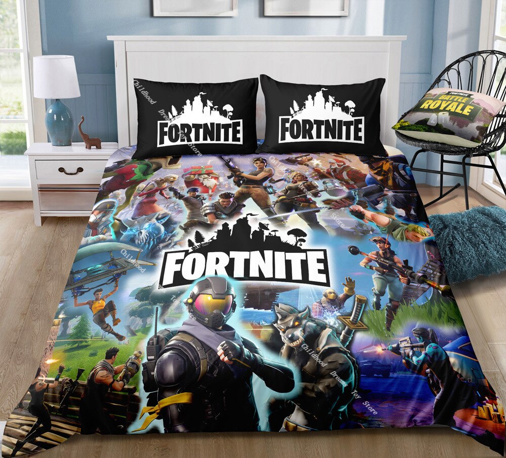 FORTNITE-Parure-de-lit-textile-pour-lit-king-size-pour-enfant-literie-pour-la-maison-avec