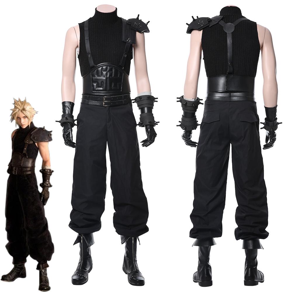 Final-Fantasy-VII-7-Costume-de-Cosplay-rayures-de-nuage-uniforme-complet-pour-f-te-d