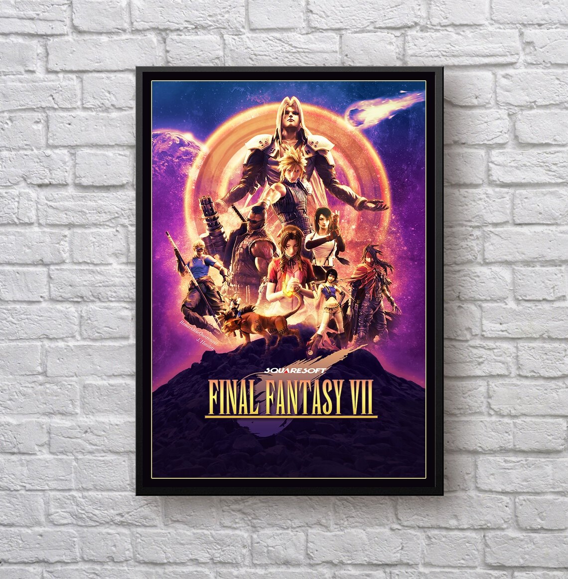 Final-Fantasy-7-affiche-en-toile-de-jeu-vid-o-peinture-murale-de-maison-d-coration