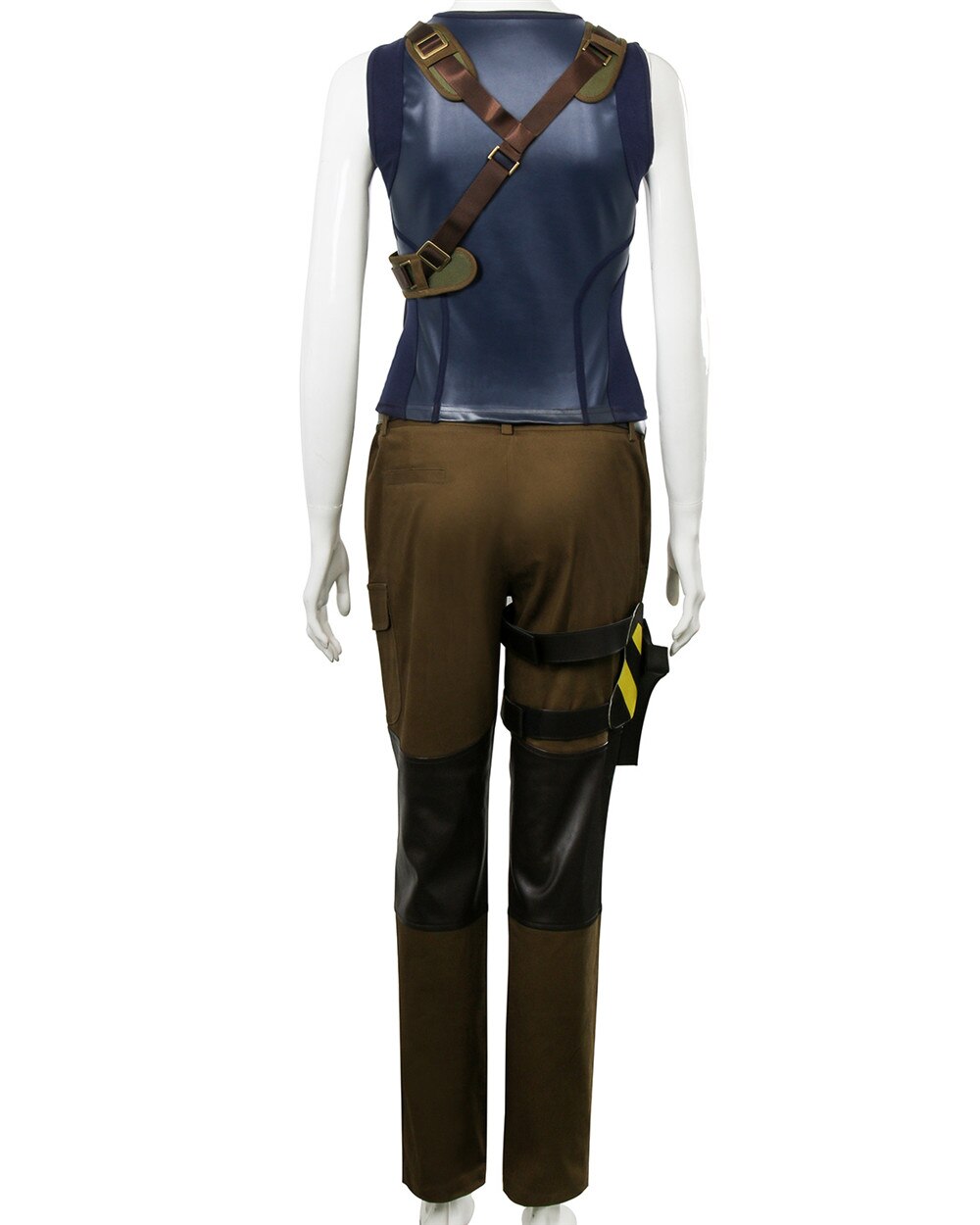 Costume-Cosplay-Lara-Croft-pour-femmes-bleu-fonc-et-vert-arm-e-Costume-de-film-ombre