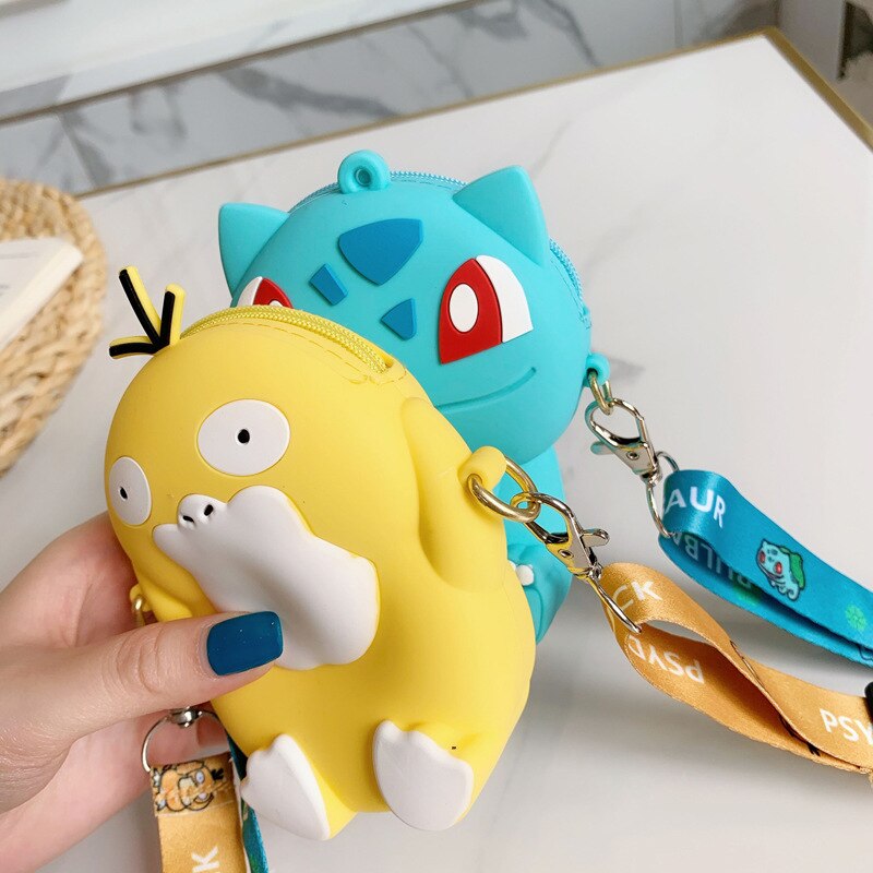 Sac-bandouli-re-en-Silicone-pour-enfant-porte-monnaie-Pokemon-Pikachu-7-esp-ces-sac-paule