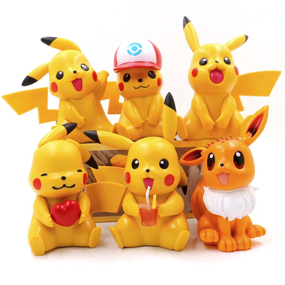 Figurine-de-dessin-anim-Pokemon-Pikachu-en-PVC-18cm-mod-le-de-Collection-jouets-pour-enfants