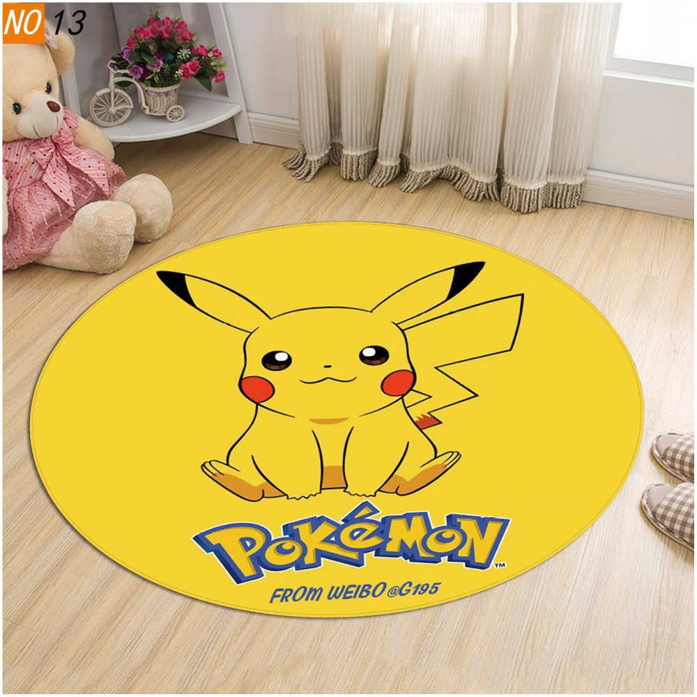 Tapis de sol rond pikachu