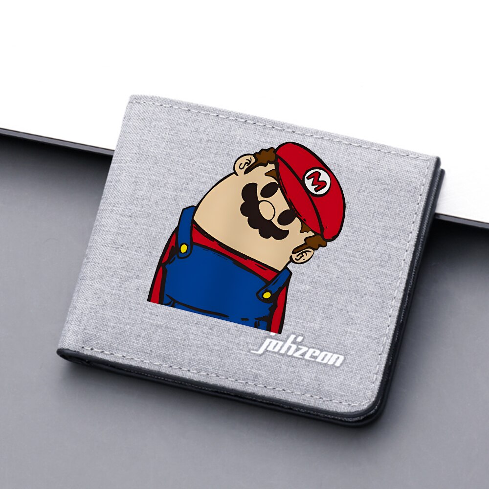 Porte-monnaie-de-dessin-anim-Super-Mario-Bros-pour-gar-on-porte-cartes-Photo-carte-de