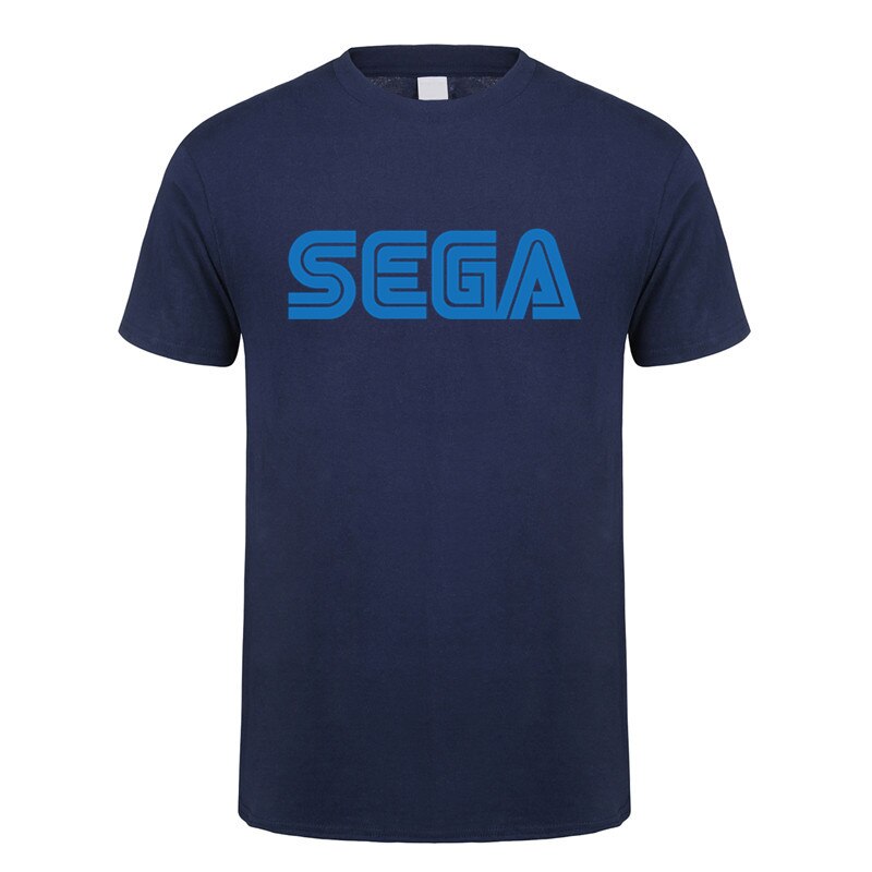 T-shirt-manches-courtes-pour-homme-estival-et-d-contract-en-coton-avec-Logo-Sega-LH