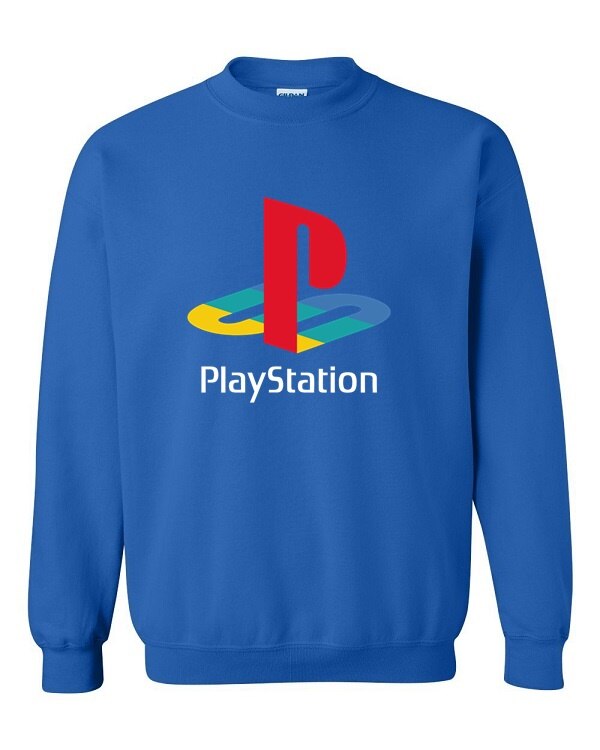 Sweat-capuche-avec-Logo-PlayStation-pour-hommes-avec-Console-de-jeu-PS4-la-maison-TV-Machine