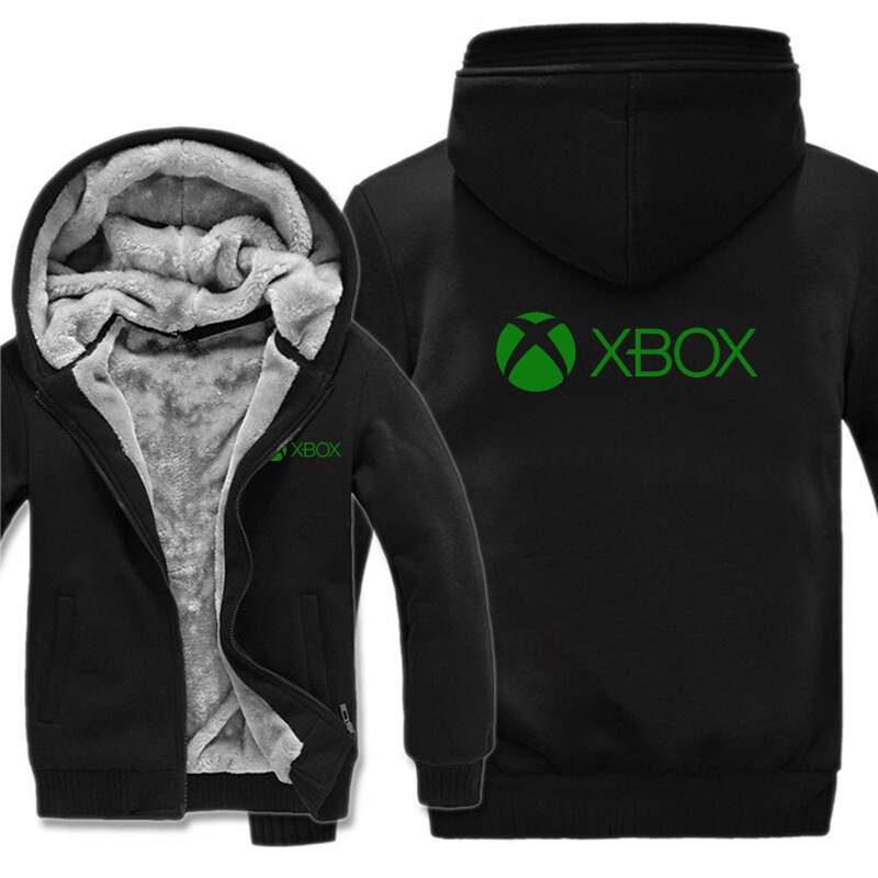 XBOX-sweat-capuche-pour-hommes-manteau-d-hiver-pull-polaire-chaud-Design-Cool-veste