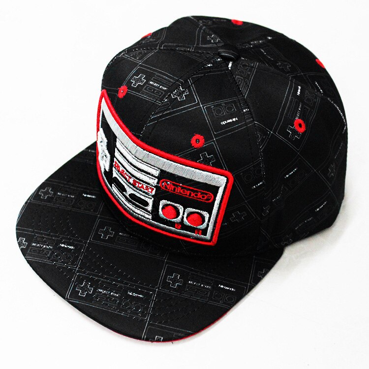 Casquette-de-Baseball-brod-e-pour-console-de-jeu-classique-Nintendo-chapeau-hip-hop-nouvelle-collection