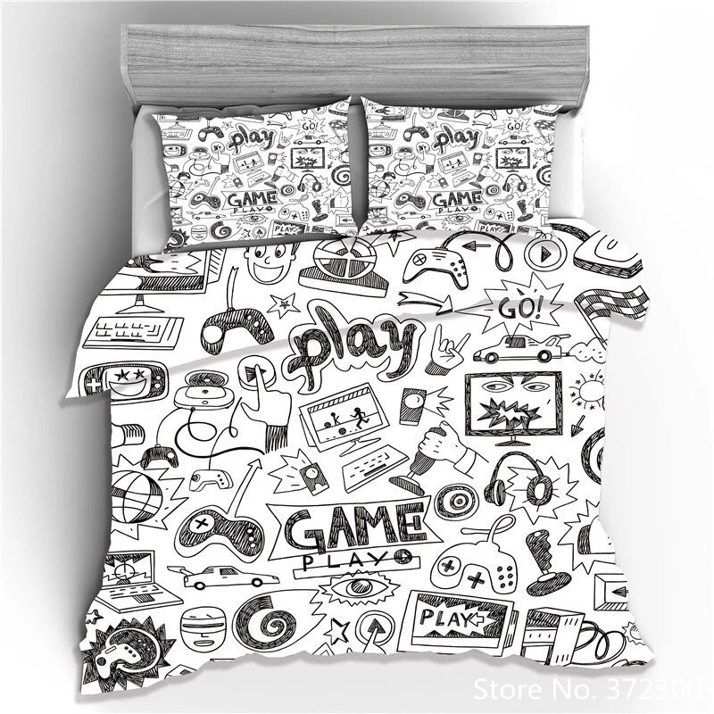 Housse de couette gamer