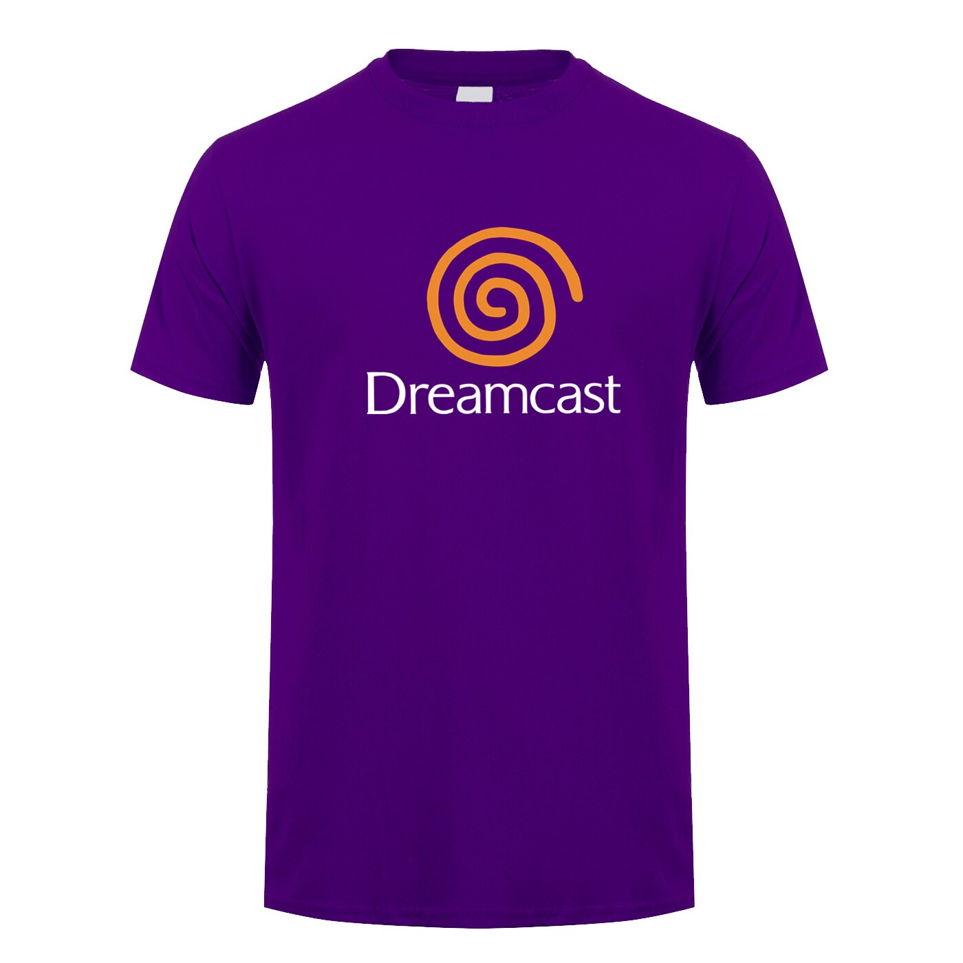 T-shirt-manches-courtes-pour-homme-estival-et-d-contract-en-coton-Dreamcast-Sega-Streetwear-LH