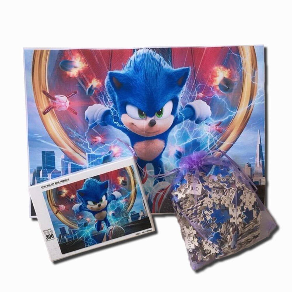 Puzzle en bois Sonic ou Among us