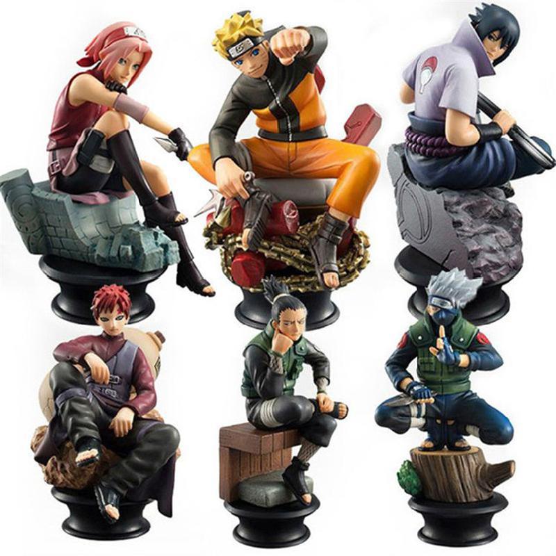 Lot de 6 figurines Naruto