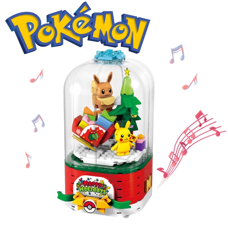 Bo-te-musique-rotative-et-Pikachu-voiture-paysage-de-rue-Kawaii-Anime-int-ressant-cadeau-de
