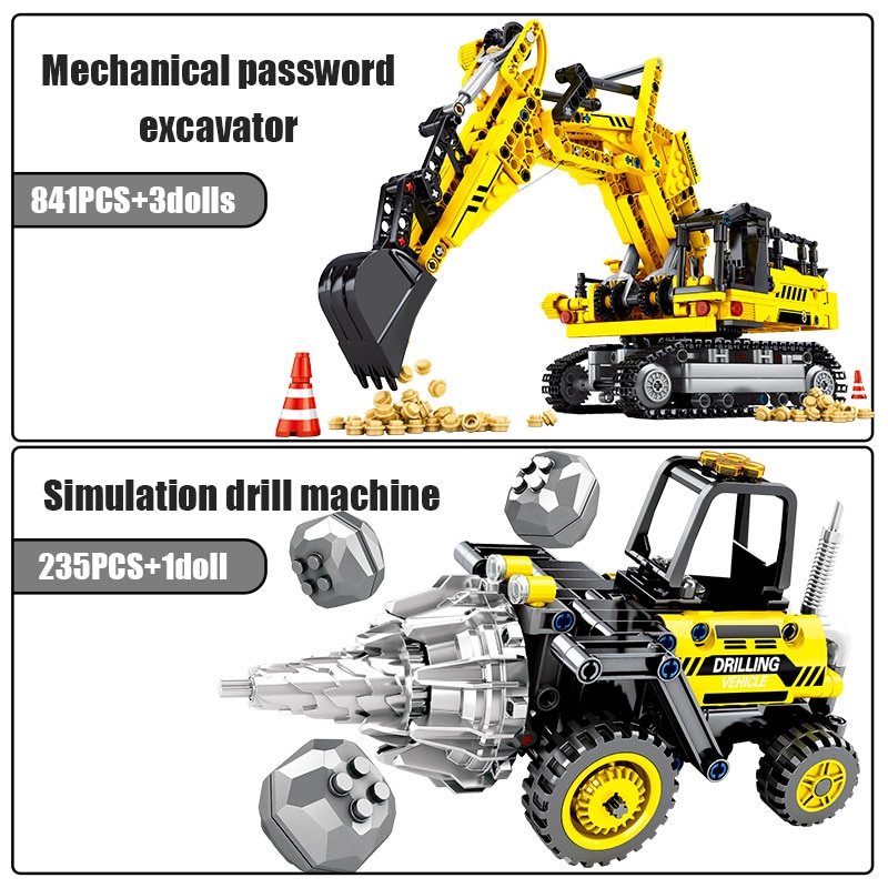 SEMBO-City-ing-nierie-Bulldozer-grue-technique-voiture-camion-pelle-rouleau-blocs-de-Construction-briques-de