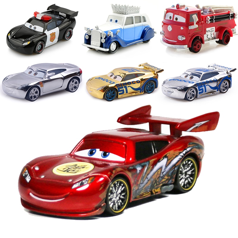 Voitures-m-taliques-Cars-Disney-Pixar-2-3-pour-enfants-jouets-en-alliage-Lightning-McQueen-Mater
