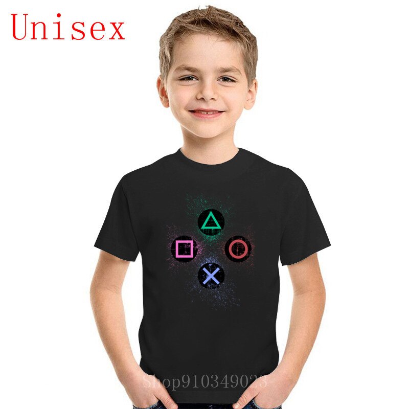 PlayStation-t-shirt-pour-gar-ons-et-filles-v-tements-pour-enfants-et-adolescents