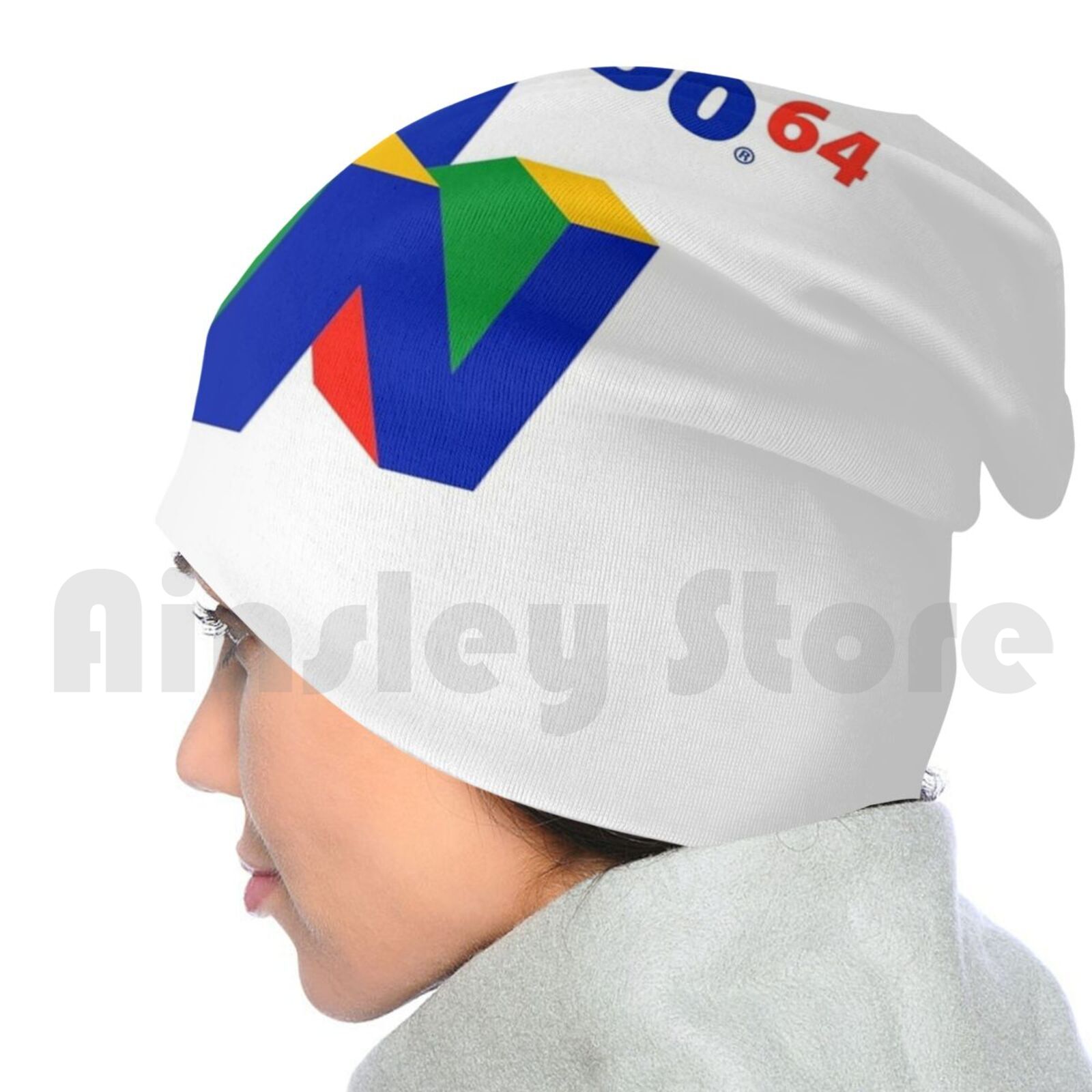 Nintendo-bonnet-de-pull-confortable-bonnet-de-64-pouces