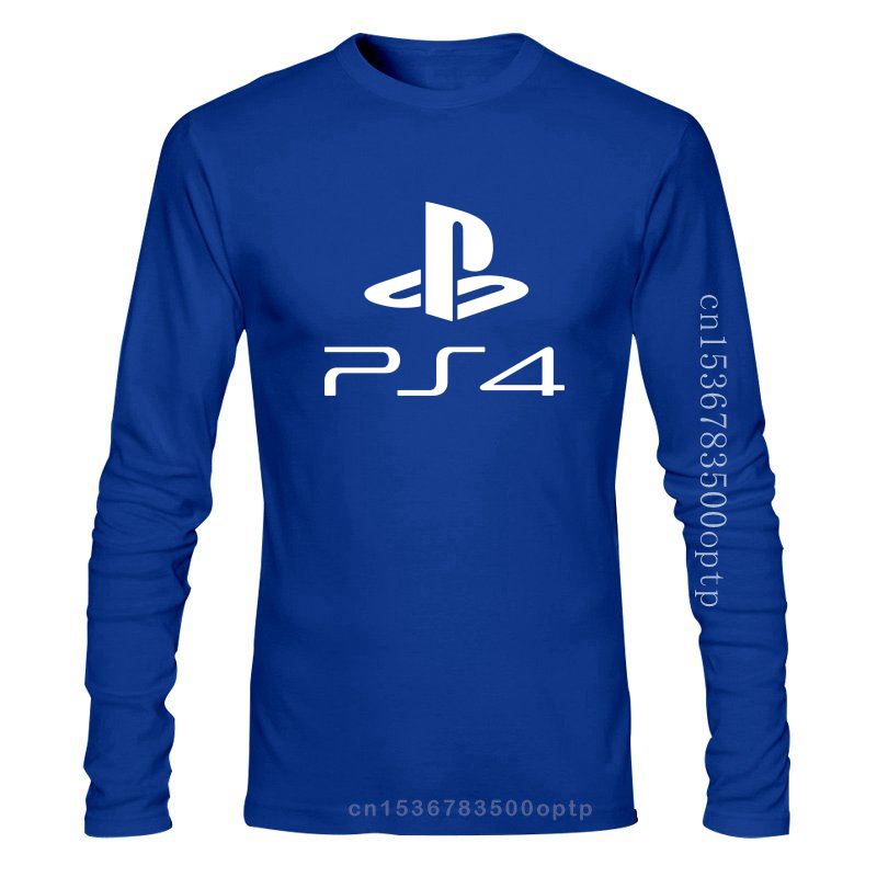 PS4-PLAYSTION-4-T-Shirt-Logo-Gaming-pr-sent-amusant-Cool-qualit-Tee-Tops-unisexe-2021