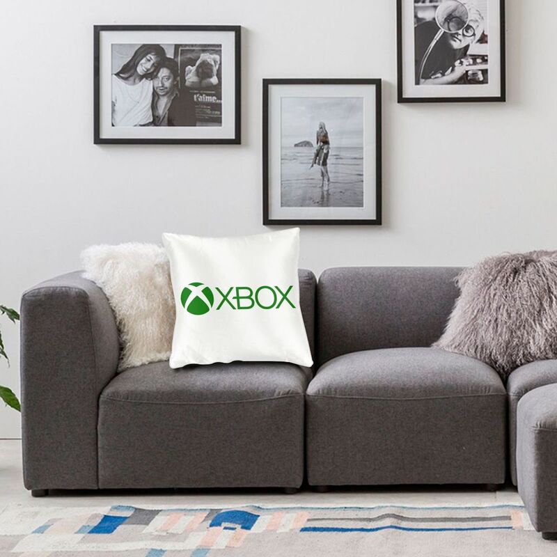 Dakimakura-housse-de-coussin-carr-e-taie-d-oreiller-classique-avec-Logo-Xbox-d-coration-de