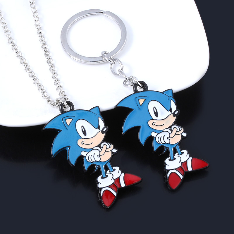 Collier-sonic-le-h-risson-pour-femmes-hommes-et-enfants-pendentif-cha-ne-maillons-personnage-de